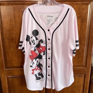 Disney Mickey & Minnie Baseball Jersey